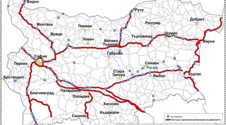В последния работен ден за 2015 г. се ограничава движението на камиони по магистралите