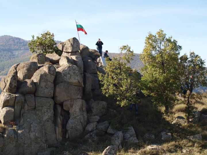 На 24 май високо в планината с Кирил и Методий от камък