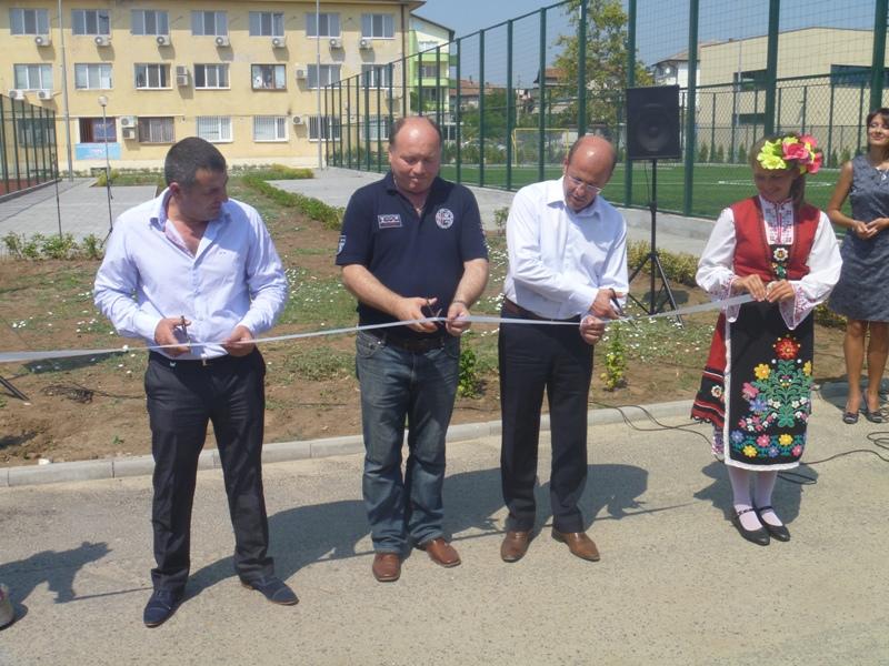 Откриха новата спортна зона в Приморско