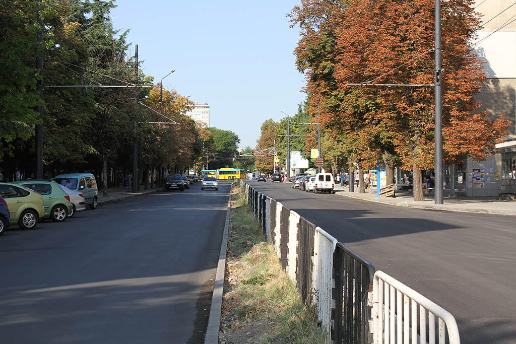 Пуснато е движението по целия централен булевард в Стара Загора 9 Пуснато е движението по целия централен булевард в Стара Загора