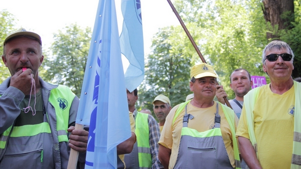 Служителите на “Хемус” отново излязоха на протест