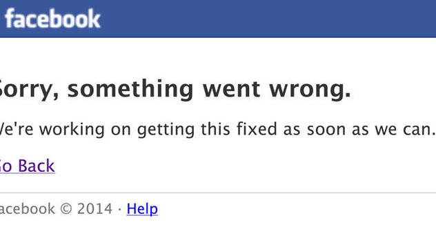 Facebook се срина за кратко в целия свят