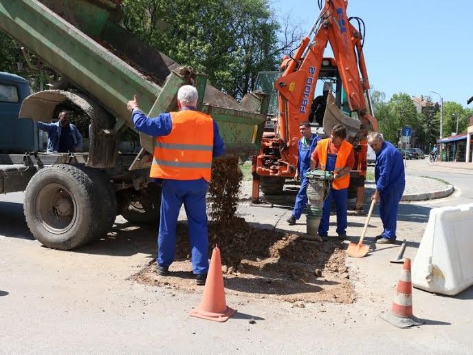 Във Видин отстраниха бързо авария по основен булевард