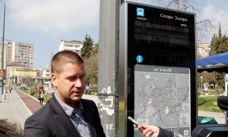 Таблата на автобусните спирки в Стара Загора вече “говорят”
