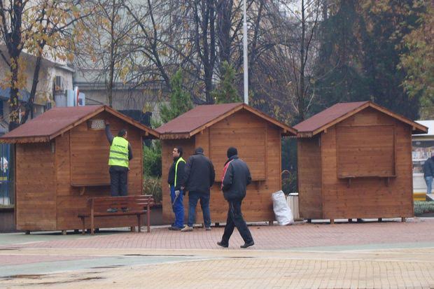 Разпределят коледните къщички в Хасково по жребий