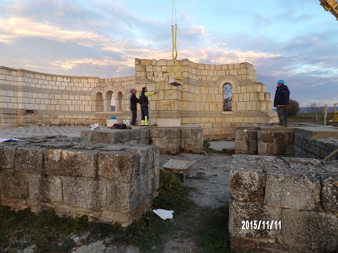 Започна възстановяването на Голямата базилика в Плиска 9 Започна възстановяването на Голямата базилика в Плиска