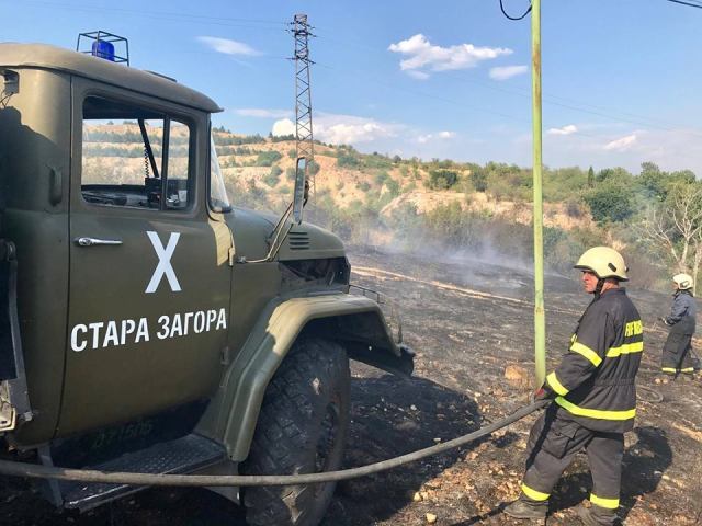 37 пожара гасиха за ден в Старозагорско 1 СТЗ 1
