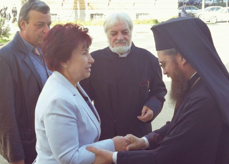 Епископ Поликарп в Перник за годишнината от голямото земетресение 1 4360