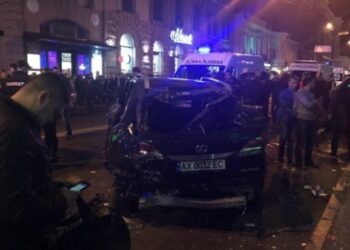 Джип се вряза в пешеходци в Украйна