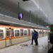 Падна част от тавана на метростанция 8 Падна част от тавана на метростанция