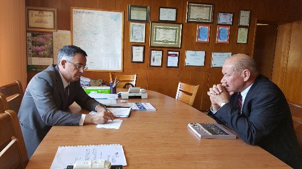 Кметът на Кърджали на среща с ректора на ТУ–София