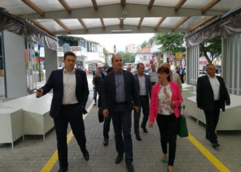 Показаха на Цветанов строящия се нов пазар на Петрич