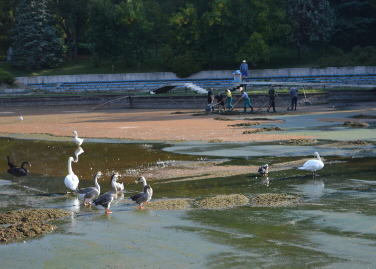 Оркестър и военни за кръста в Сандански 1 Сандански почистване