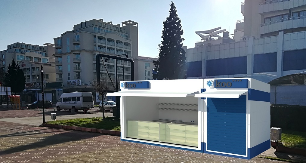 Нови павилиони сменят сергиите в Слънчев бряг 1 .бряг1