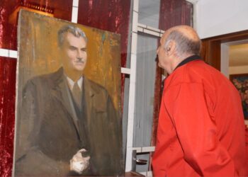 С изложба почетоха художника Димитър Македонски