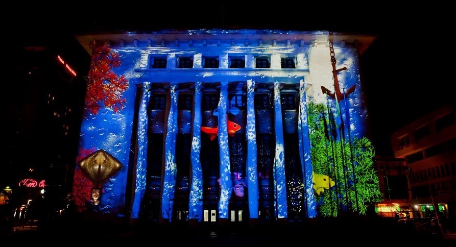 Facades of Burgas’ s buildings become movie screens