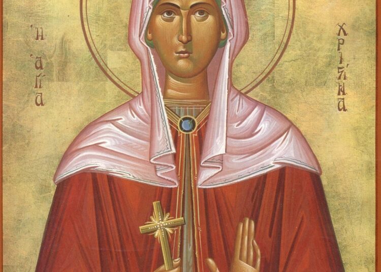 Св. Христина - хубавицата, затворена в кула не предава Бог 1 153241504394038