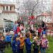 Окичиха дървета с мартеници в забавачка