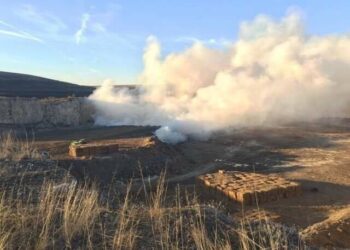 Пожар обгазява Девня и околните села