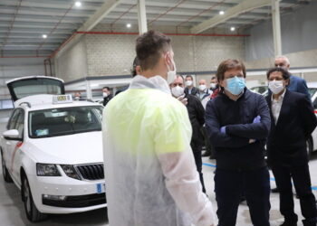 Madrid offers free disinfection of taxis