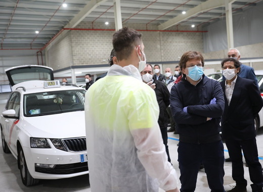 Madrid offers free disinfection of taxis