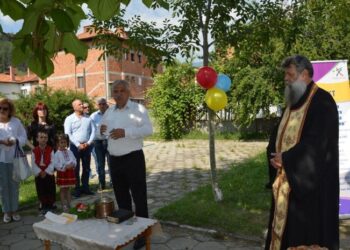 Първа копка и водосвет за ремонта на детска градина в Гоце Делчев