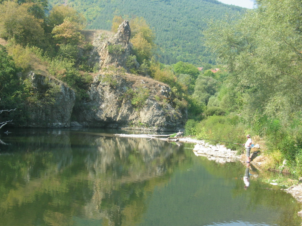Рекордно ниски води на Струма при Бобошево
