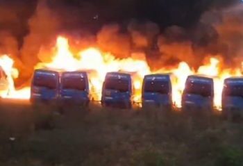 9 буса горяха в София тази сутрин