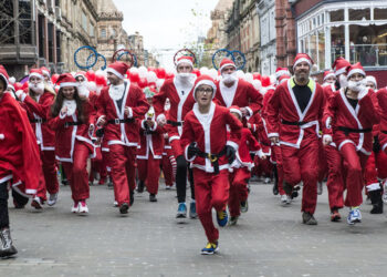 Glasgow gets ready for Santa Dash 2019