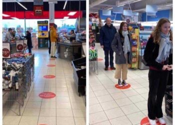 Стикери слагат ред в магазините във Враца