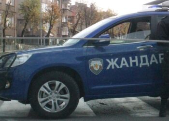 Жандармерия в Гърмен след ареста на Башев