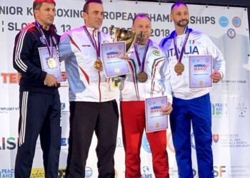 Общинар с медал от Европейско първенство по кикбокс