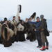 Кукери с фотосесия в снега за National Geographic
