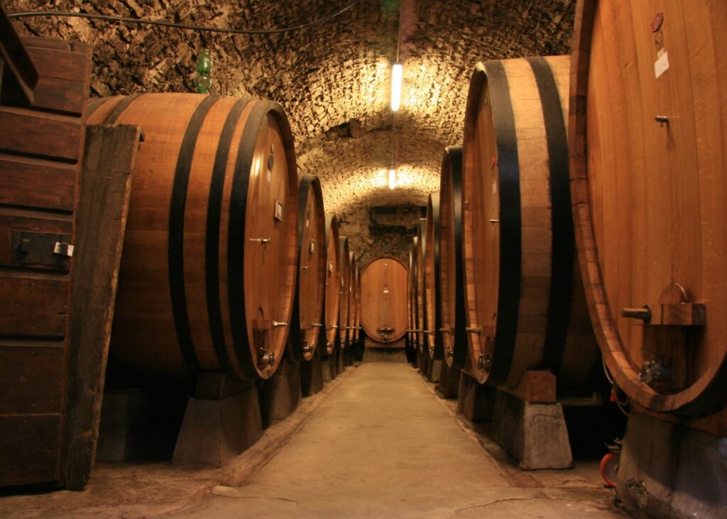 Майстори на бъчвата разкриват тайните си на фестивал 1 Large botti size oak barrels in Chianti