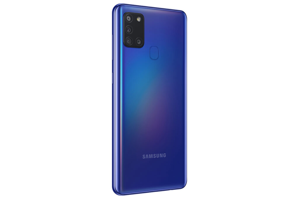 Елегантният Samsung Galaxy A21s е вече във VIVACOM 3 Samsung Galaxy A21s blue