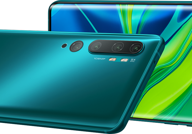 Първият смартфон в света със 108МР камера Xiaomi Mi Note 10 в магазините на VIVACOM 1 Xiaomi Mi Note 10 Green