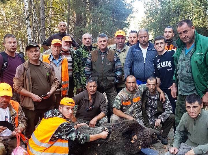 200-килограмов глиган отстреляха ловци 1 авджии