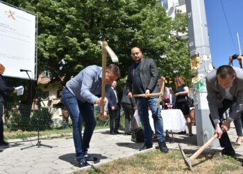 Първа копка и водосвет на нова велоалея в Благоевград