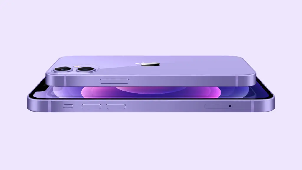 iPhone 12 and iPhone 12 mini purple 1