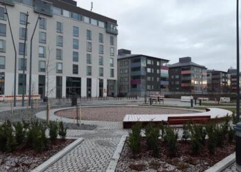 Emission-free construction of Espoo’s Lukoti square wraps up