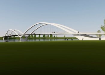 Sketching of Swan Bridge in Pärnu is over