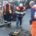 В Търново ремонтират засегнати от снеговете улици и шахти