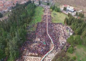 300-метров трибагреник на шествие в Стара Загора