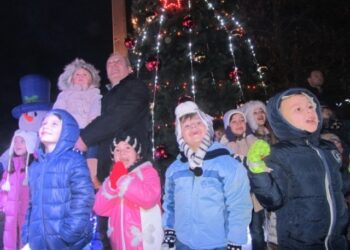 Коледната елха на Смолян грейва в амфитеатъра