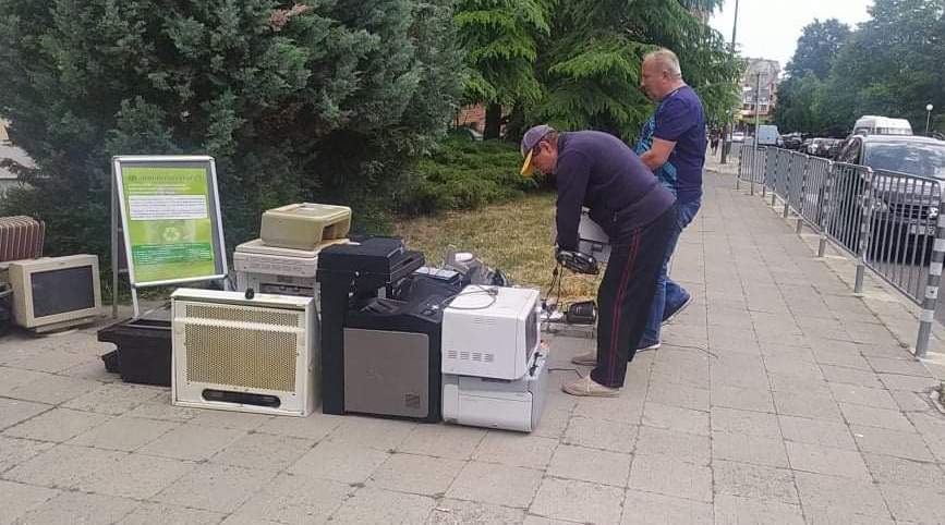 900 непотребни ел. уреда събра Несебър 3 1еко