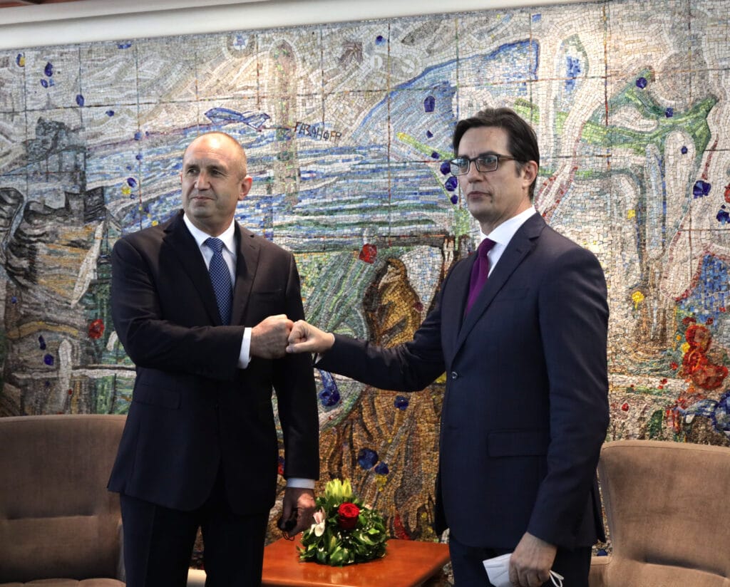 Румен Радев с президента на Република Северна Македония Стево Пендаровски