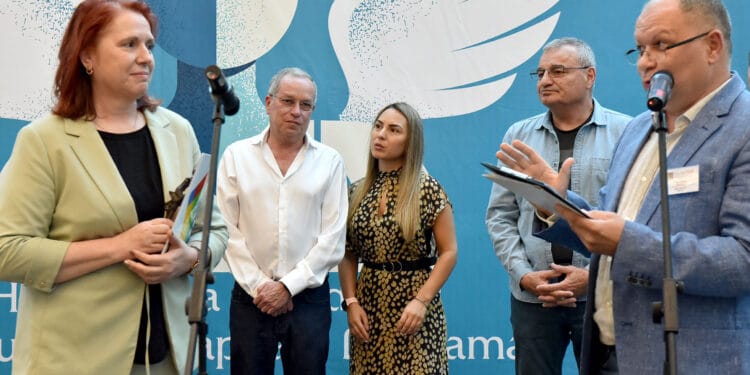 Дочка Михайлова, директор РЗИ – Варна, Офер Миретцки, професор Красимир Методиев, Иво Генов