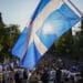 Момент от протестите в Атина