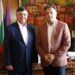 Даниел Панов и посланика на Аржентина н. пр. Алфредо Атанасоф.
