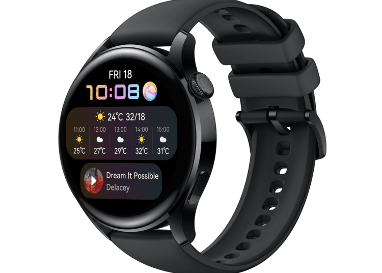 Основната версия на Huawei Watch 3 идва с премиум материали.